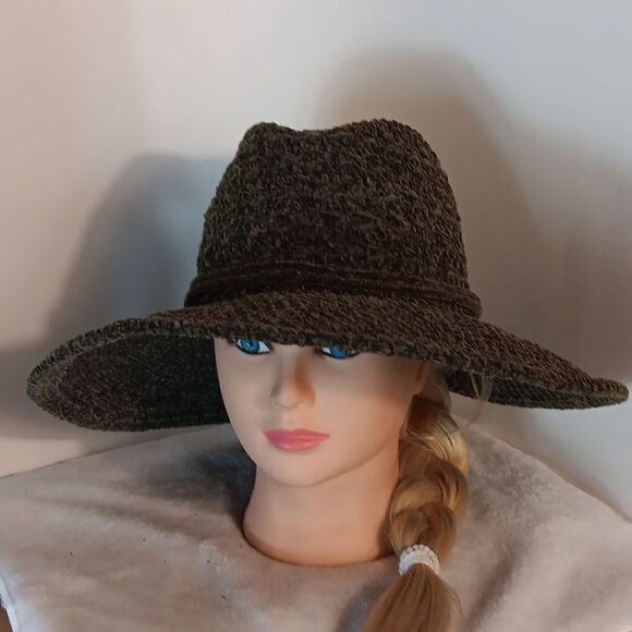 Four Buttons by San Diego Hat Co. Green Chenille Women's Fedora - Picture 2 of 8